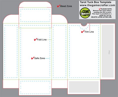 tuck box template